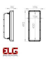 ابعاد پروژکتور اس ام دی 90 وات