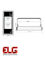 ابعاد پروژکتور اس ام دی 100 وات