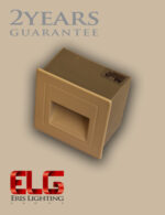 چراغ توکار کنار پله ای مربعی 3 وات