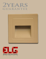 چراغ توکار کنار پله ای مربعی 3 وات