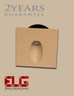 چراغ توکار کنار پله ای مربعی 3 وات