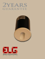 چراغ توکار کنار پله ای گرد 1W