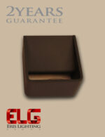 چراغ دکوراتیو مکعب بدنه سفید/مشکی مدل Q040