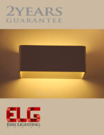 چراغ دکوراتیو مستطیل بدنه سفید 7 وات