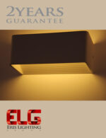 چراغ دکوراتیو مستطیل بدنه سفید 7 وات