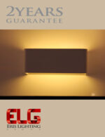 چراغ دکوراتیو مستطیل بدنه سفید 7 وات