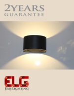 چراغ دکوراتیو بدنه سفید/مشکی 5 وات IP20