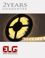 ریسه نواری 12 ولت SMD تراکم 60 نور آفتابی بدنه PVC