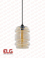 چراغ آویز شیشهای جدید مدل EL-141721AM - Image 2