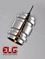 چراغ آویز شیشه‌ای جدید مدل EL-141721CH