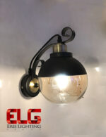 چراغ دیواری شیشهای فلزی مدل 8069