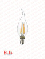 لامپ لوستر فیلامنتی 4W شیشه شفاف - Image 2