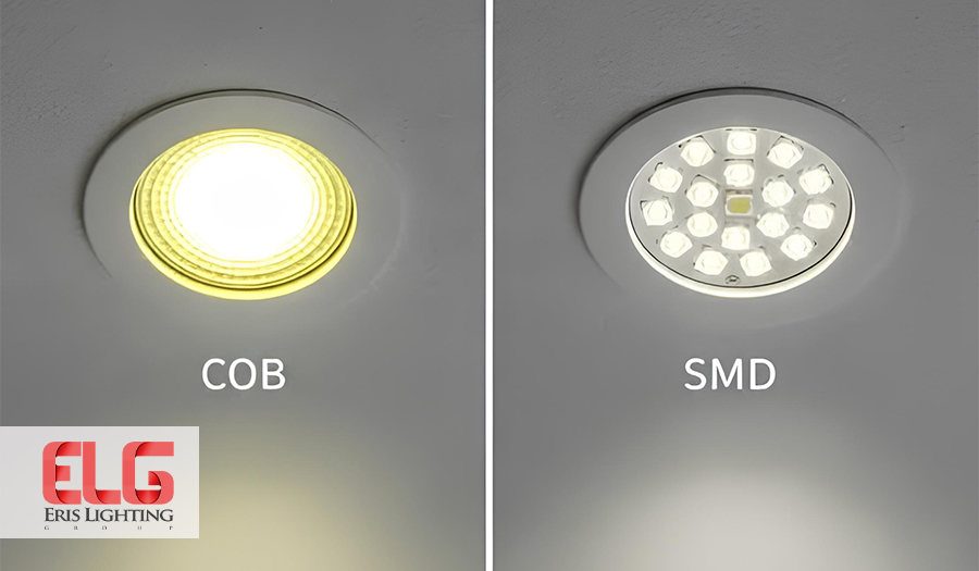 تفاوت چراغ cob و smd