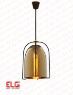 چراغ آویز مدرن شیشه ای