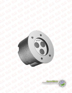 چراغ استخری ip68 گرد 3 وات ارتقا صنعت مدل نگین