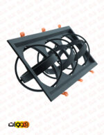 قاب توکار مربعی 3×1 اکووات مخصوص لامپ ar111