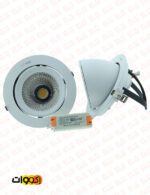 چراغ فکی COB LED توکار 35 وات اکووات