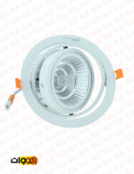 قاب توکار گرد مخصوص لامپ ar111