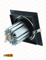 قاب توکار مربعی مخصوص لامپ ar111 اکووات