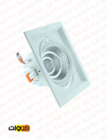 قاب توکار مربعی مخصوص لامپ ar111 اکووات