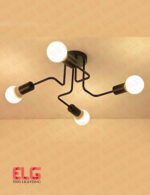 لوستر سقفی عنکبوتی 4 شعله مدل RA1056 - Image 2