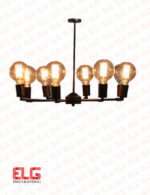 لوستر آویز خورشیدی