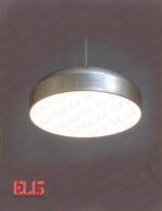 چراغ آویز کلاسیک آلومینیومی زیر طلقی - Image 3