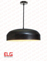 چراغ آویز کلاسیک طلق دار آلومینیومی