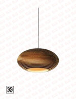 چراغ آویز کارتنی اوال E27 مدل OVAL