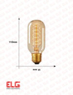 لامپ ادیسونی 40 وات مدل T45 مارپیچ - Image 2