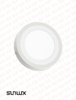 پنل SMD دو رنگ سه حالته روکار گرد 3+6 وات سان لوکس مدل SP(6+3)R