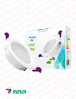 پنل بک لایت توکار گرد 10 وات رونیا مدل RP10
