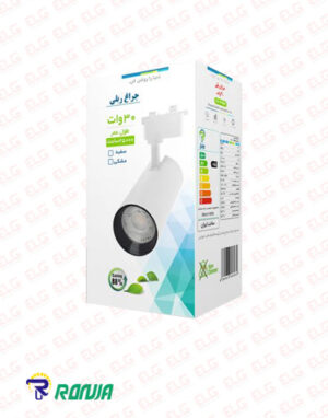 چراغ ریلی 30 وات COB رونیا