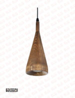 چراغ آویز انگاره چوبی لامپ دار مدل SORNA 1