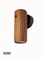 چراغ دیواری تمام چوبی با لامپ انگاره مدل دارکوب 1