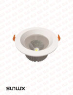 چراغ COB سقفی توکار گرد 10 وات سان لوکس مدل CD10R