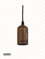 لامپ آویز تمام چوبی انگاره مدل WPS 01
