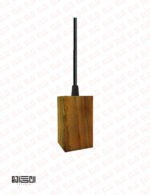 لامپ آویز تمام چوبی انگاره مدل WPS 03