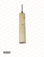 چراغ آویز انگاره چوبی لامپ دار مدل NEY 1