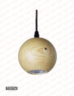 چراغ آویز چوبی لامپ دار انگاره مدل کهربا 1 - Image 2