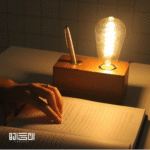 چراغ رومیزی چوبی انگاره مدل پرتو 1 - Image 2