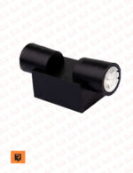 چراغ دکوراتیو دو طرفه لوله ای لنز تخت 2 وات IP54 رسام