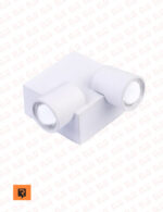 چراغ دکوراتیو دو طرفه 90 درجه ای 2 وات لنز محدب رسام