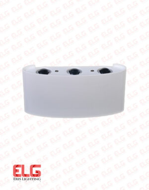 چراغ دکوراتیو دیواری دو طرفه ضد آب 18 وات لنزدار
