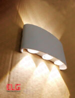 چراغ دکوراتیو دیواری دو طرفه ضد آب 18 وات لنزدار