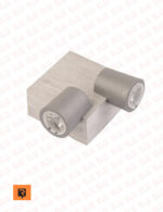 چراغ دکوراتیو دو طرفه 90 درجه ای 2 وات لنز محدب رسام