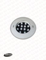 چراغ استخری توکار 24 وات استیل ضدآب و ضد اسید لدمان