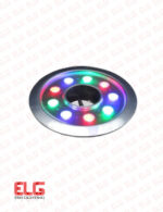 چراغ فواره ای 9 وات مناسب لوله 2 و 3/4 اینچ 12 ولت ضد آب