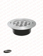 چراغ استخری توکار 24 وات استیل ضدآب و ضد اسید لدمان