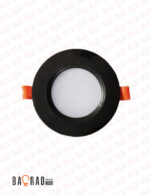 پنل سقفی SMD دور شیشه توکار 7 وات مشکی باراد نور مدل اکوپلاس